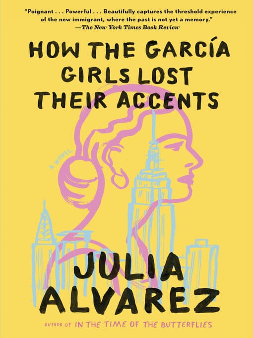 How the García Girls Lost Their Accents by Julia Alvarez, held up before being left behind — book #4 in the book drop social experiment in Cherry Hill, NJ.
